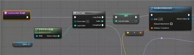 UE4蓝图样条制作电线杆案例教程